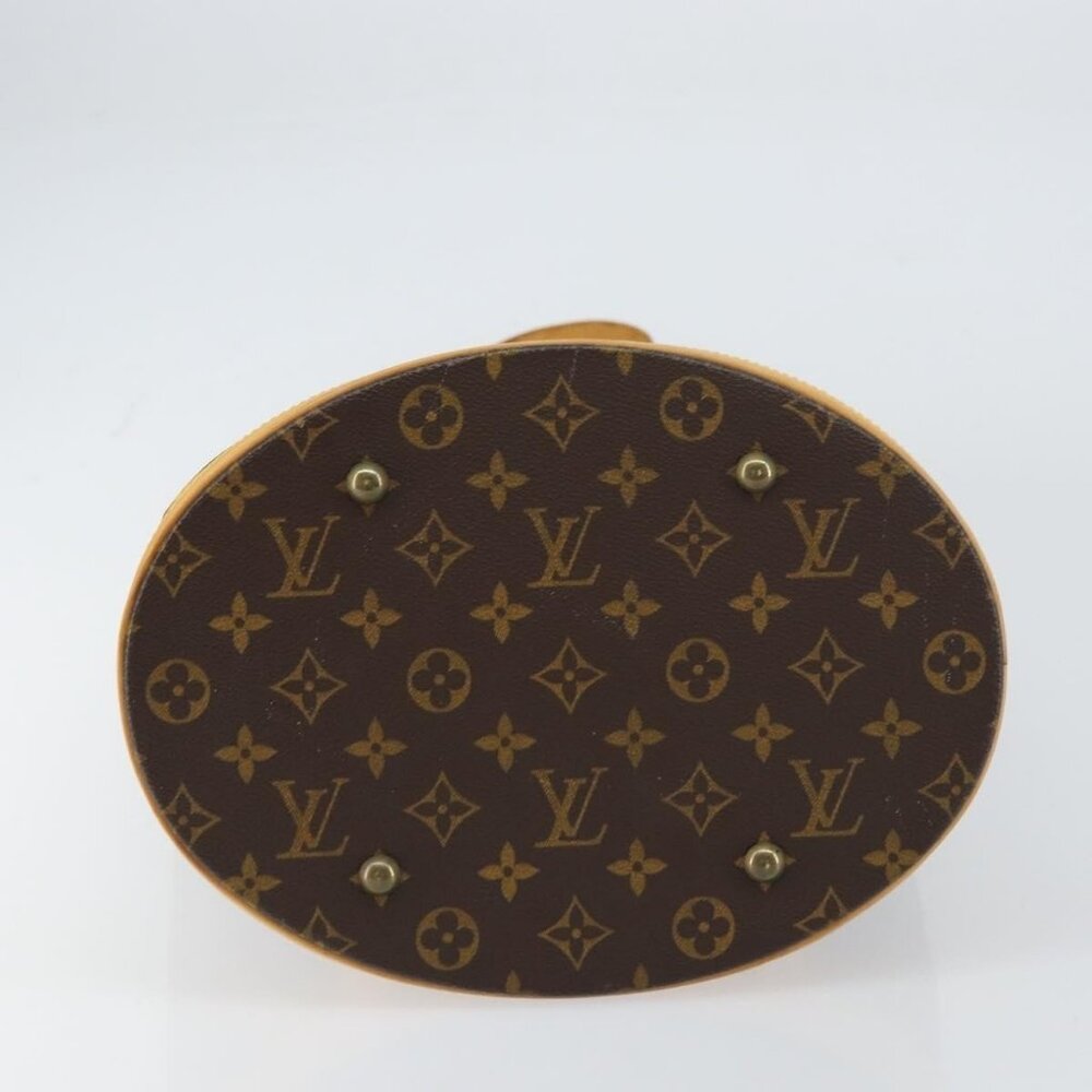 Authentic LOUIS VUITTON Monogram Bucket GM Shoulder Bag M42236 LV - Picture 12 of 16
